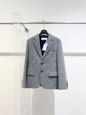 🚩steal Dior Black & White Glen Plaid Sport Coat